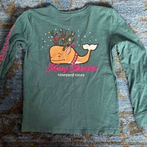 Kids Vineyard Vines Christmas Long Sleeve Shirt